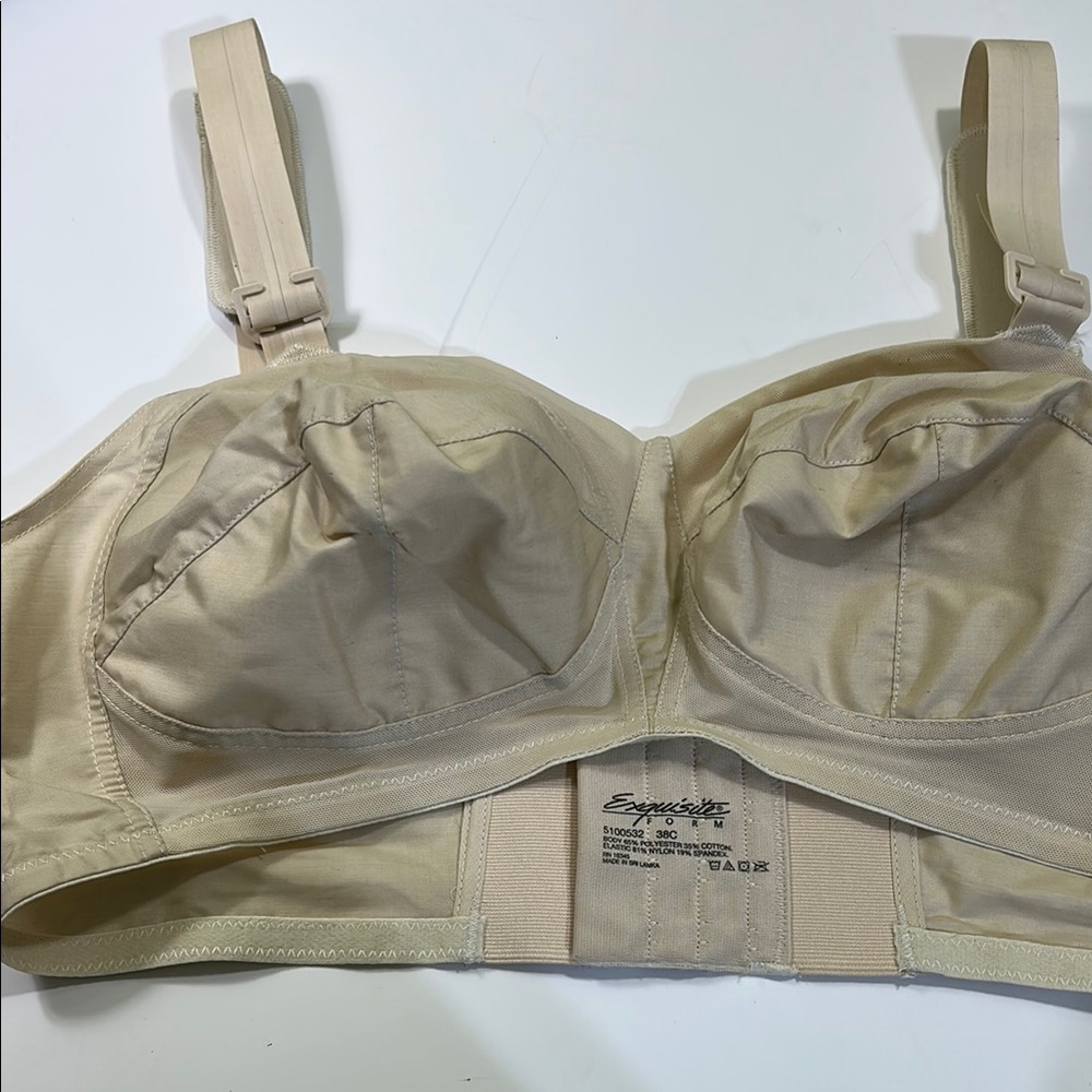 Cream T-Shirt Bra with Molded Cups and Adjustable Straps - Picture 6 of 16